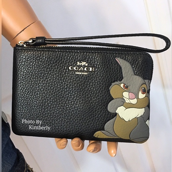 Coach Disney Thumper Wristlet Wallet Bag NWT - Picture 5 of 8